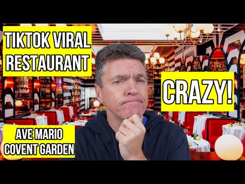 I Ate at a Viral Restaurant - It Was Crazy! Ave Mario, Covent Garden