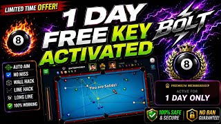 Bolt Hack Free | 8 Ball Pool Hack Gameplay VIP Unlocked All Tables Autoplay Easy 