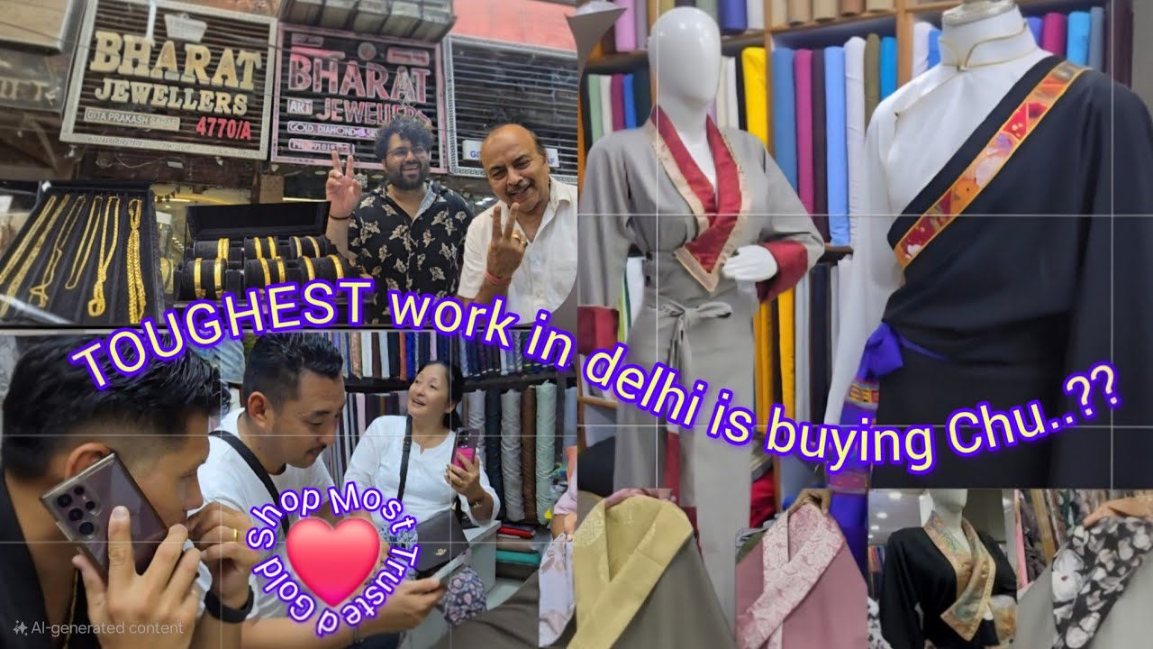 Toughest work in Delhi buying chupa,Gold shop Paharganj (BHARAT JEWELERS)