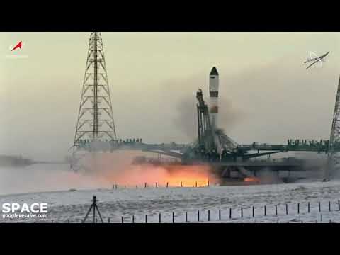 NASA Soyuz 2.1a Rocket Launch - Progress MS-19 ISS Cargo Mission