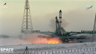 NASA Soyuz 2.1a Rocket Launch - Progress MS-19 ISS Cargo Mission