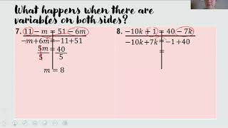 1.6 Notes Multi Step Equations Part 2