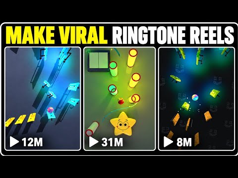 How to Make Viral Ringtone Reels Video | Bounce Ball Ringtone Reels Video Editing
