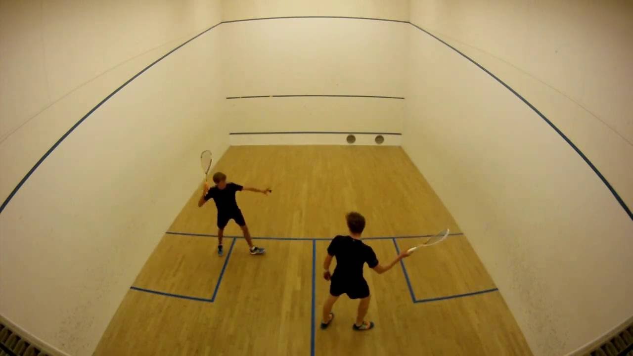 GoPro Squash Match CBSSC Tom vs Charlie 3-1 29/10/16