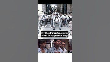 When Teacher Says “Submit Assignment in 3 Days” 😂📚 #funny #comedy #collegelife #memes #assignment