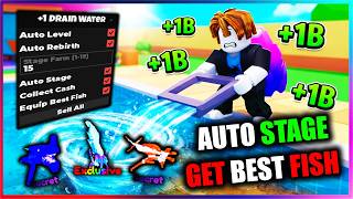 💧 +1 Drain Water Per Click Script - STAGE FARM, FAST LEVEL