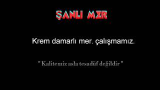 Şanli Mer Krem Damarlı Suni Mermer.