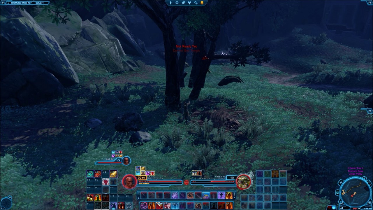 SWTOR 5.1 Saber Throw Animation Bug