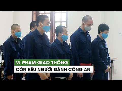 Video Lái xe vi phạm giao thông còn kêu người đánh công an,... - youtube