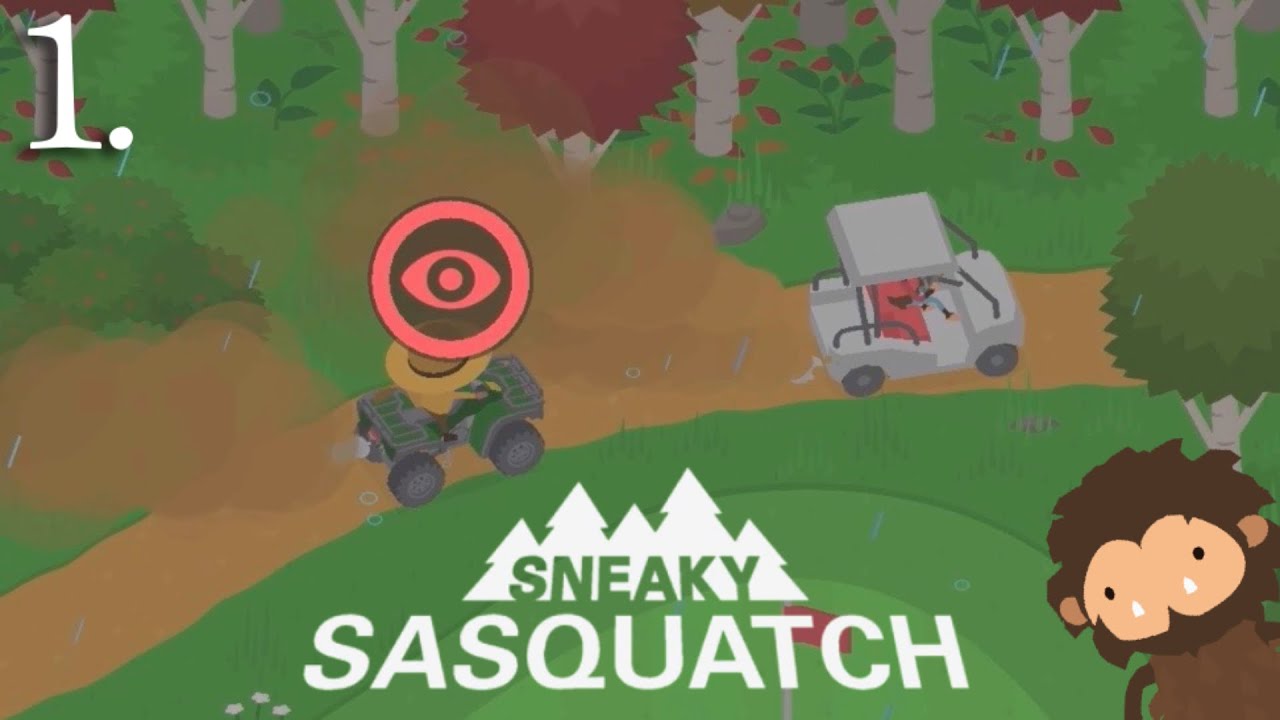 THEY CANT CATCH ME - Sneaky Sasquatch Ep1