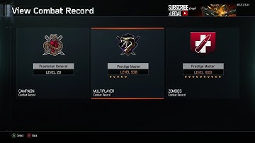 My old BO3 stats
