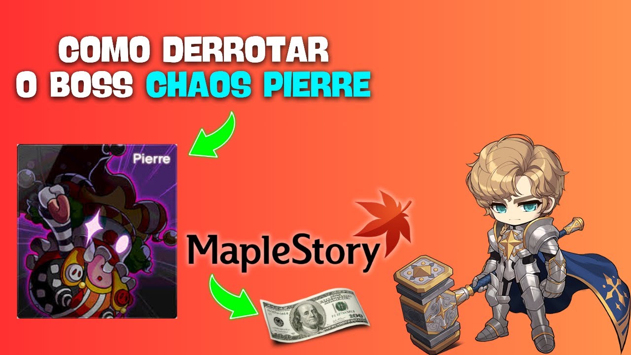 5 DICAS INFALÍVEIS Para Derrotar O BOSS CHAOS PIERRE NO MAPLESTORY