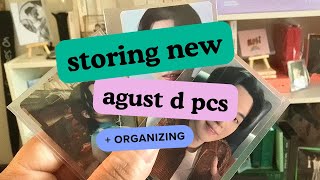 [BTS]🥢Organizing + Storing new AgustD/D-Day Photocards🥢