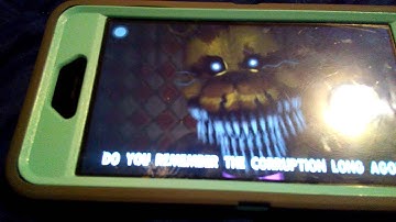 SFM FNAF 4 song game over