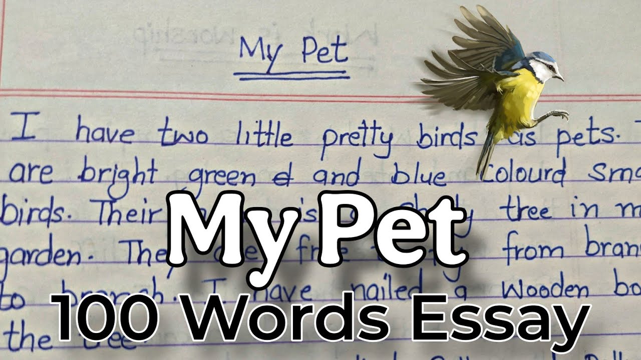 My Pet/100 Words Essay/English Essay/Bird,Dog,Cat/