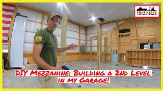Celebrity DYI Mezzanine:  Building a Second Level in my Garage! Part1 | Ultimate Garage | EPS41 | Shots Life Net Worth