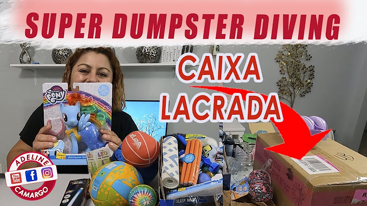 SUPER DUMPSTER DIVING + CAIXA LACRADA