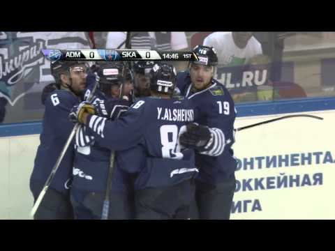 Jonathon Blum scores his first KHL goal / Первый гол Блума в КХЛ