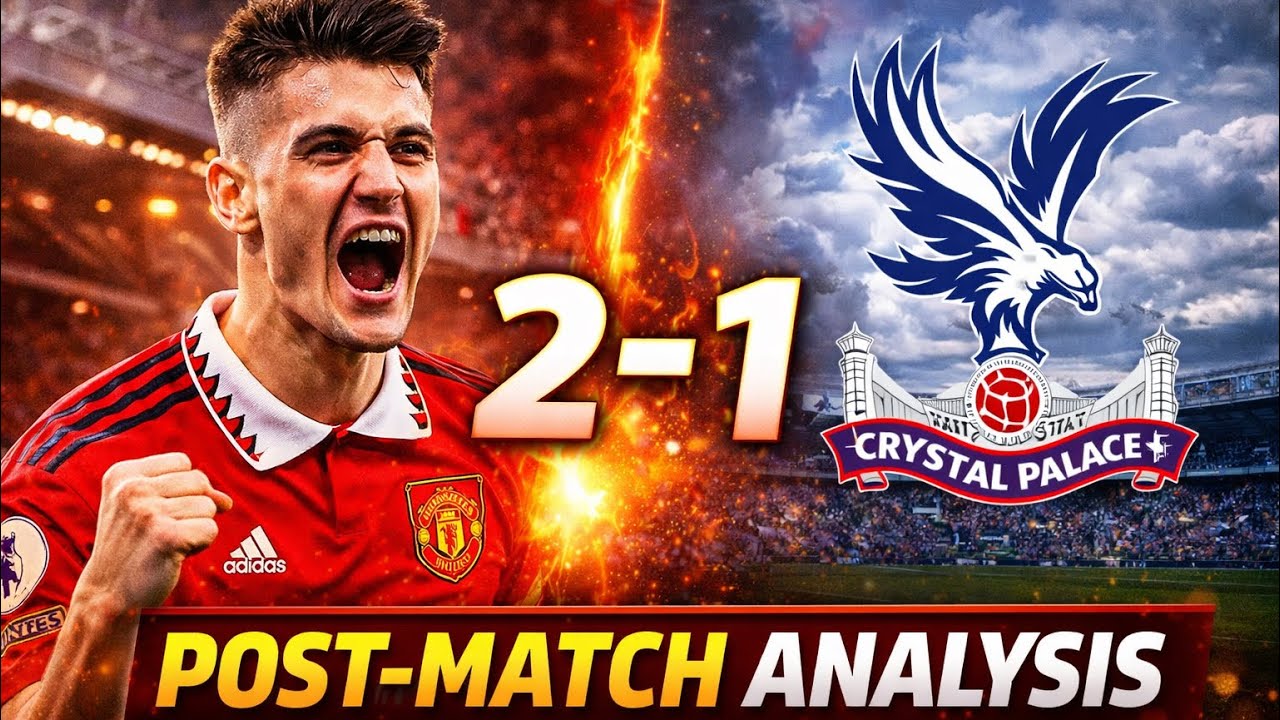 Manchester United 2–1 Crystal Palace | Šeško Shines as United Go Top 3! | Post-Match Analysis