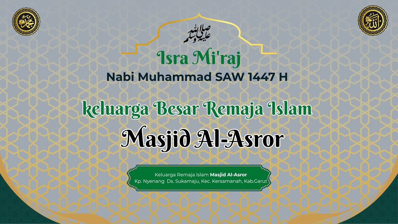 LIVE TABLIGH AKBAR  USTADZ MUSTOFA II CILOA MALANGBONG PERINGATAN ISTRA MI'RAJ NABI MUHAMMAD SAW
