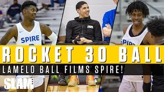 LaMelo Ball is now a VIDEO GUY!? The Big Baller FILMS Rocket Watts drop 30 🚀