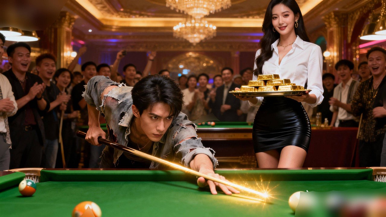 Ahogado en deudas, despierta un poder de billar—reta a toda la ciudad y se vuelve magnate 🎱🔥