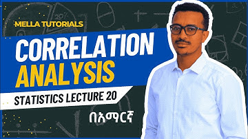 #statistics 20: Correlation Analysis: #coefficient #covariance #pearson #rank