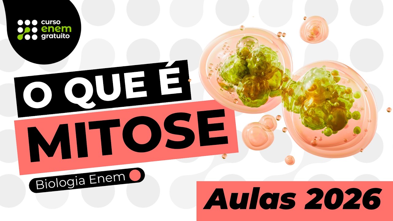 O QUE É MITOSE | Biologia para o Enem | Cláudia Aguiar