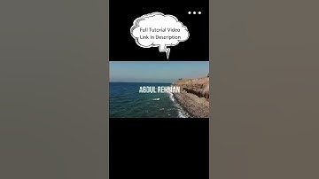 Glitch Text Effect - Filmora X - "Full Tutorial Video Link In Description" | Abdul Rehman