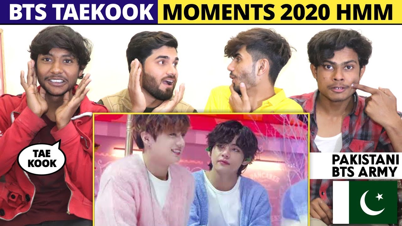 Bts Taekoook Moments - Pakistani Reaction - Shan Rajpoot