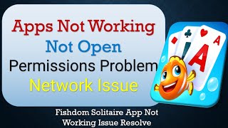 How To Fix Fishdom Solitaire App not working | Not Open | Space Issue | Network & Permissions Issue screenshot 1