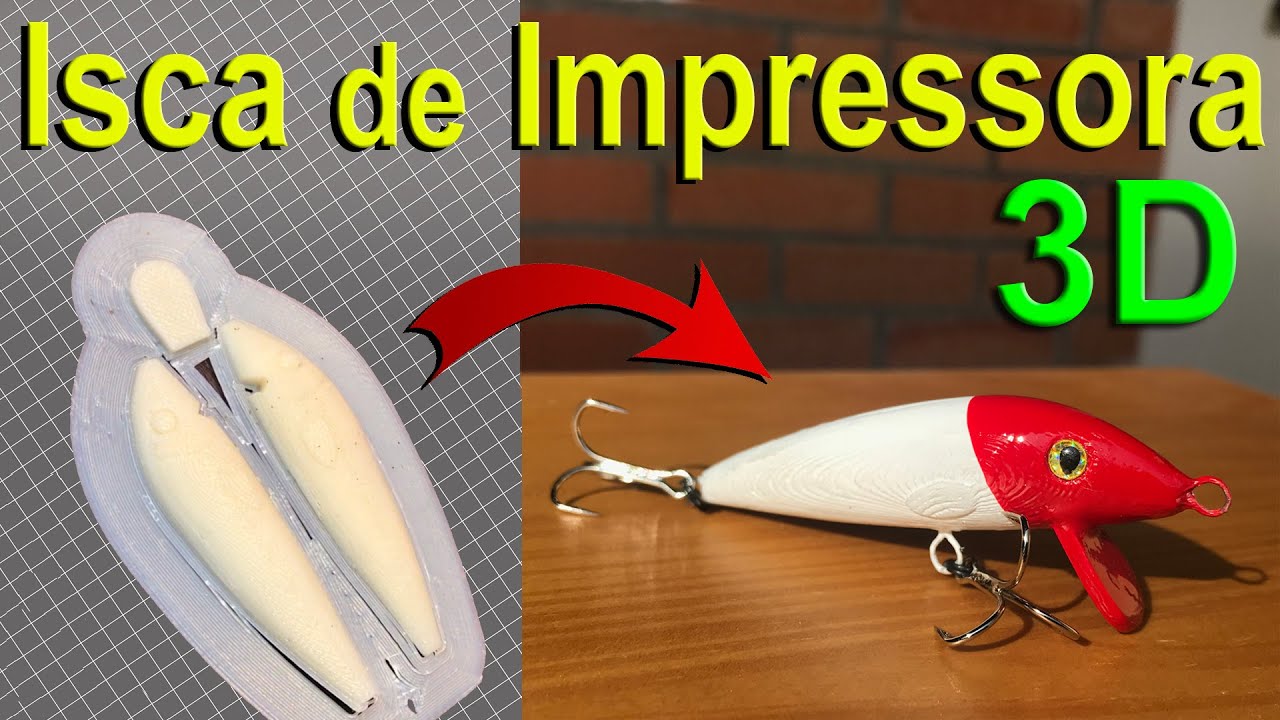 Isca Artificial de Impressora 3D - Como ficou