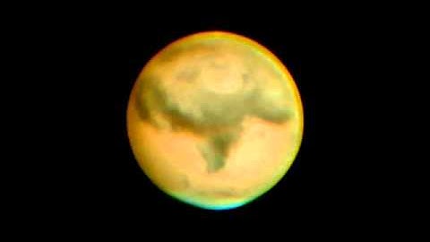 Time-Lapse: Mars Rotating