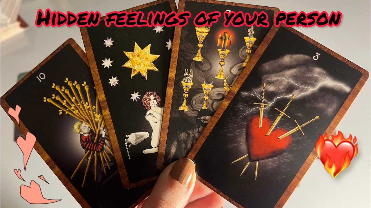 No contact Hidden feelings of your person💞Hindi tarot card reading Love tarot reader YouTube