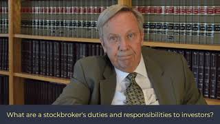 What are a stockbroker