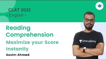 Reading Comprehension | Maximize your Score Instantly | Aasim Ahmed | Unacademy Law