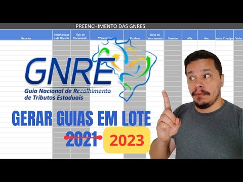 Planilha Emissão GNRE em Lote - Receitas: 100102 e 100110 - ICMS Consumidor Final Não Contribuinte