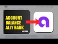 How To Check Your Account Balance On Ally Bank 2026 (SIMPLE GUIDE)