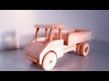 كيفيه صنع شاحنه بسيطه للاطفال من الخشب How To Make A Truck For Children From Wood 