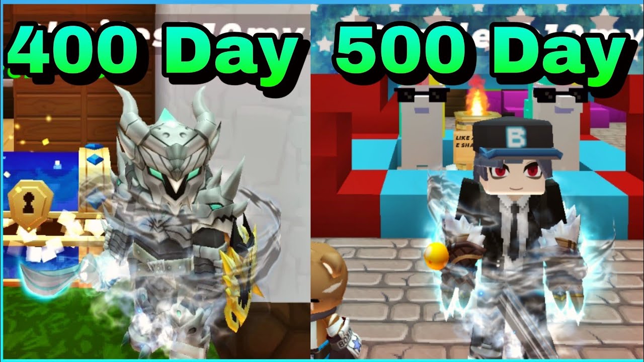 Я провёл 500 дней || Skyblock Blockman Go