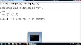 Python Numpy Session 4