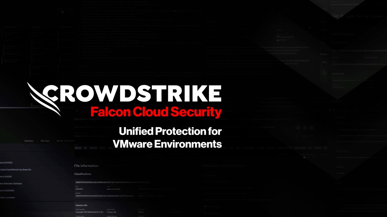 Falcon Cloud Security Unified Protection for VMware Environments: Demo Drill Down