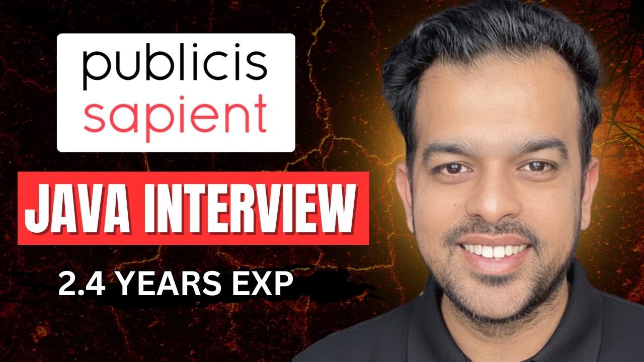 Real Java Spring Boot Interview Questions Asked at Public Sapient (2.4 ...