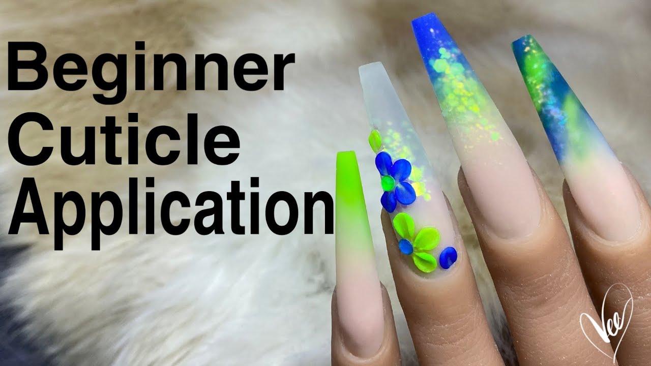 Beginner Nail Tech Cuticle Application Summer Nails Notpolish