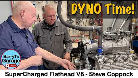 Extended LENGTH Supercharged Flathead on DYNO - Steve Coppock - Ed Smith - Klein Engines #BarryT