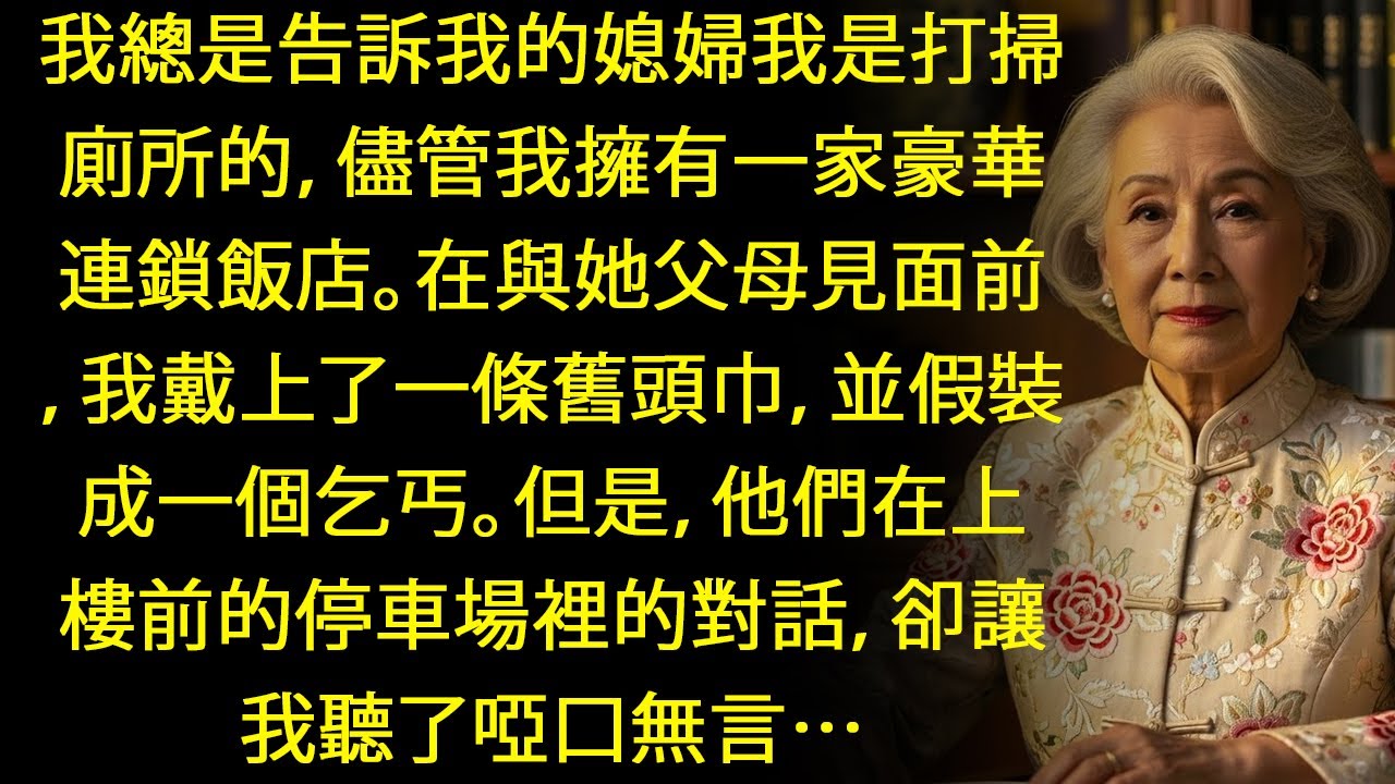 「掃廁所」是我給媳婦的謊言，其實我是飯店大亨！直到真相大白那天...