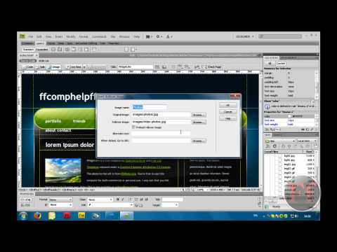 Making Rollover Images In Dreamweaver CS3/CS4