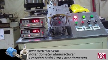 rotary potentiometer angular position sensor | by www.meterkeen.com