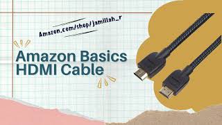 Amazon Basics Hdmi Cable Review - 18Gbps High-Speed Performance For Crystal Clear Entertainment