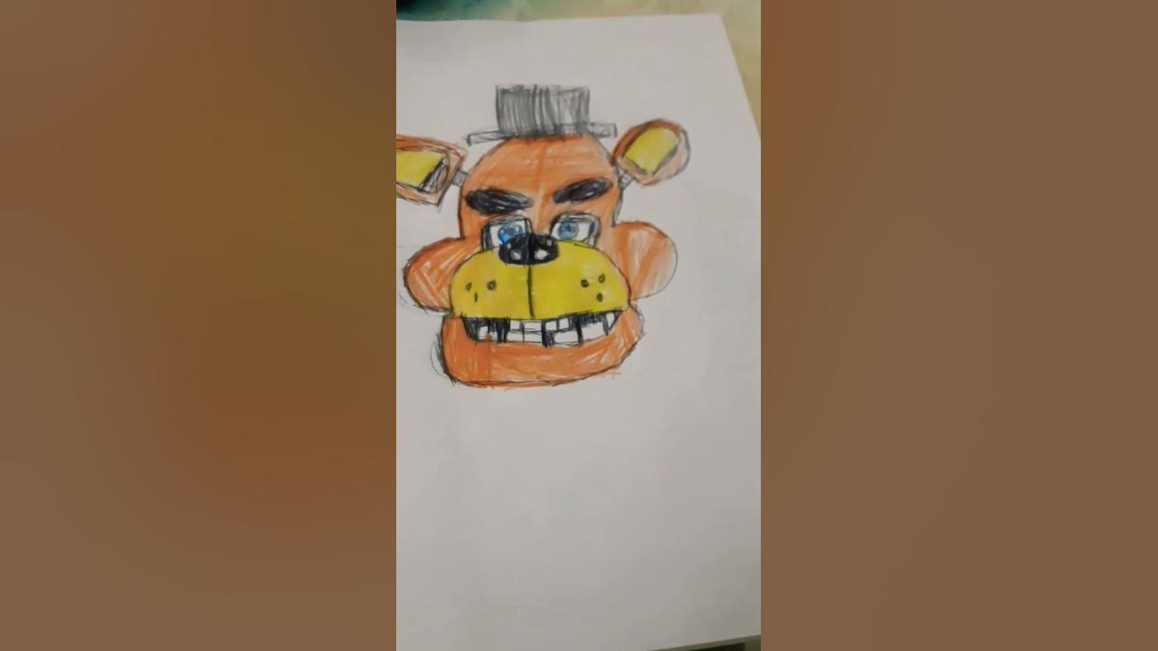 как нарисовать фреди часть три - YouTube